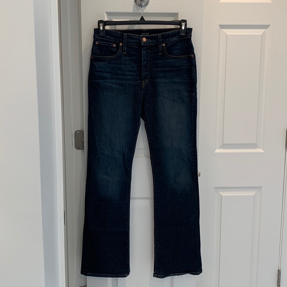 J Crew Denim-Curvy Full Length Demi Boot